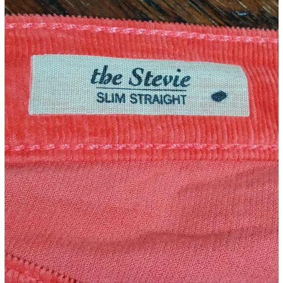 Adriano Goldschmied Women’s Jeans Stevie Ankle Slim Straight Burnt Orange Sz 29 - Picture 11 of 16